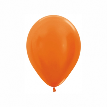 Balón metalický Oranžový 561 R5 - 13cm