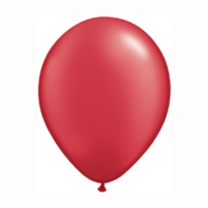 Balónik metalický tmavo červený 28cm Ruby Red PRL