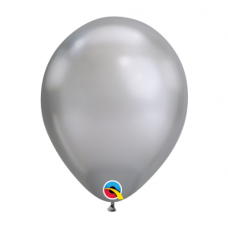 Balón metalický strieborný Chrome Silver 28cm