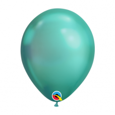 Balón metalický zelený Chrome Green Q11 - 28cm