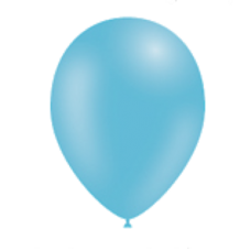 Balón bledo modrý p033 S11 - 28 cm