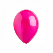 Balón priehľadný tmavo ružový