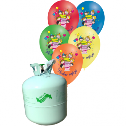 Párty Hélium 420L  + 30 ks bal. VŠECHNO NEJLEPŠÍ