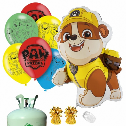 Hélium párty set Paw Patrol Rubble