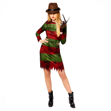 Dámsky kostým Freddy Kruger