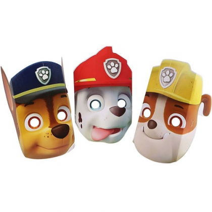 Papierové masky Paw Patrol