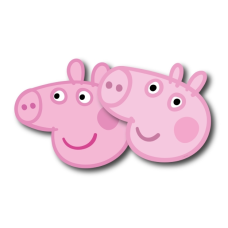 Papierová maska Peppa Pig 