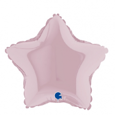 Mini Balónik Hviezda ružová pastel 23 cm