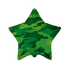 Balón hviezda vojenská 45 cm