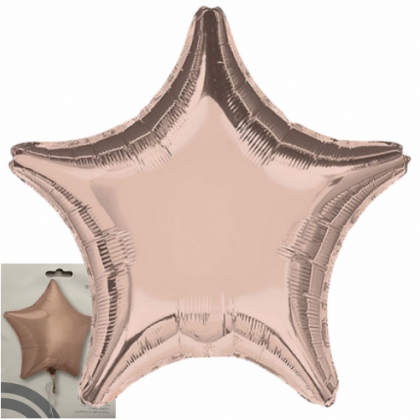Balón hviezda Rose Gold 45 cm