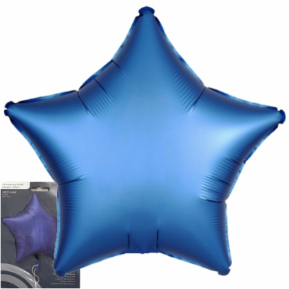 Balón Hviezda Modrá saténová