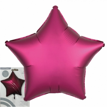 Balón Hviezda Ružová saténová