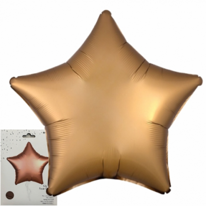 Balón Hviezda zlatá saténová