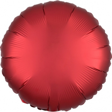 Balón Kruh červený saténový 45 cm