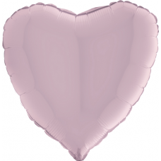 Balón srdce 45 cm Ružová Pastel