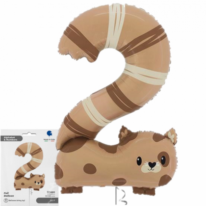 Balón Číslo 2 Mačka