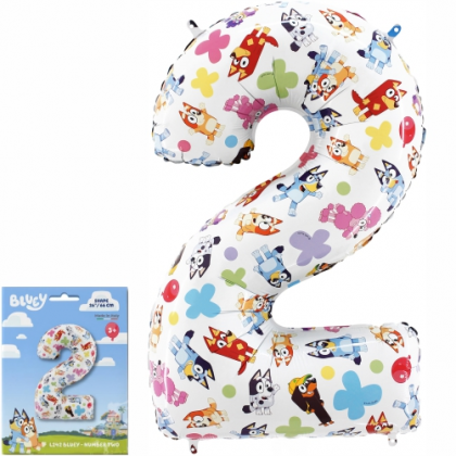 Balón číslo 2 Bluey veľké