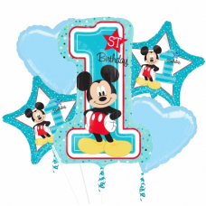 Kytica z balónov Mickey Mouse 1.narodeniny