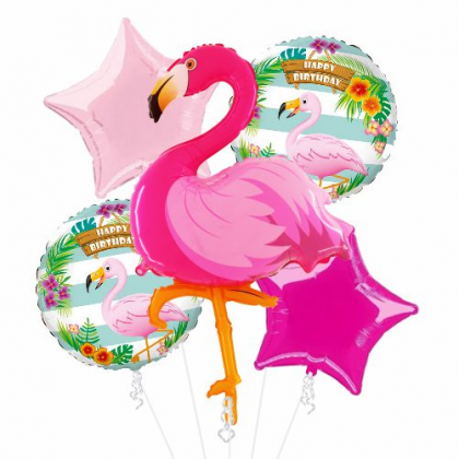 Kytica z balónov Plameniak