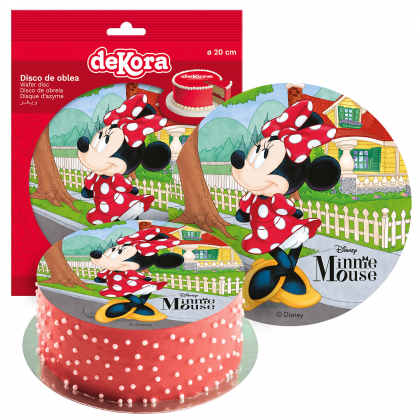 Jedlá oplátka Minnie Mouse standart + fólia 20 cm