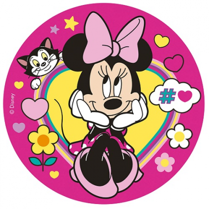 Jedlý obrázok Minnie Mouse 20 cm