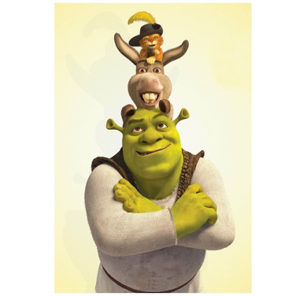 Jedlá oplátka Shrek A4
