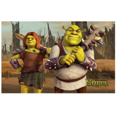 Jedlá oplátka Shrek A4