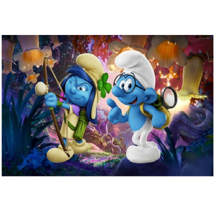 Jedlá oplátka Šmolkovia A4