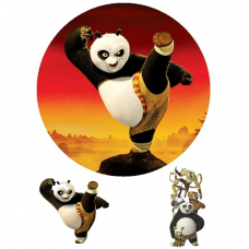 Jedlá oplátka Kung Fu Panda