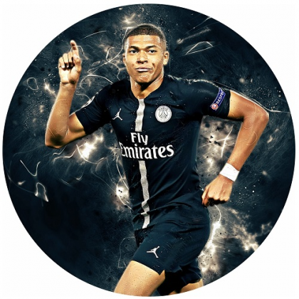 Jedlá oplátka Mbappe