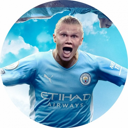 Jedlá oplátka Haaland