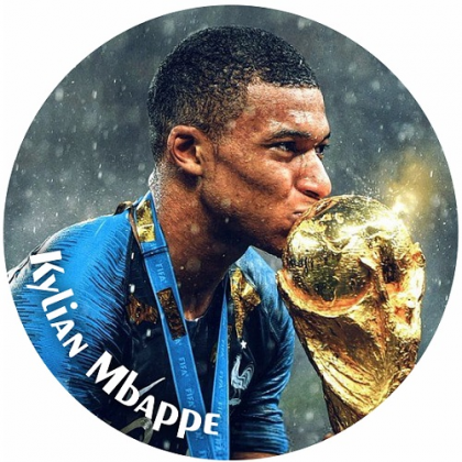 Jedlá oplátka Mbappe