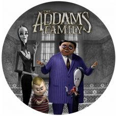 Jedlá oplátka Addams Family