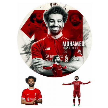 Jedlá oplátka Mohamed Salah
