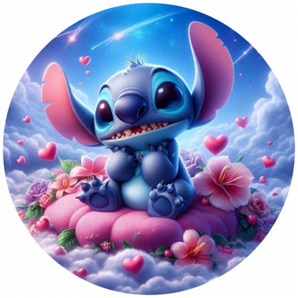 Jedlá oplátka Lilo a Stitch 20 cm