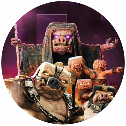 Jedlá oplátka Minecraft 20 cm