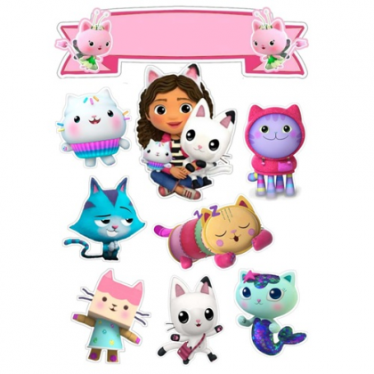 Jedlá oplátka Gabby Dollhouse