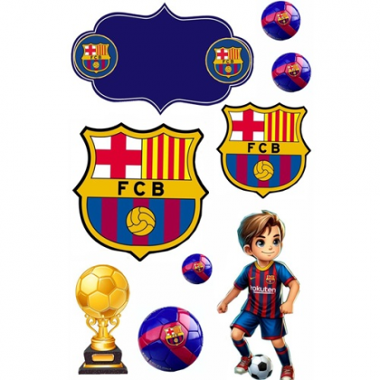 Jedlá oplátka FC Barcelona