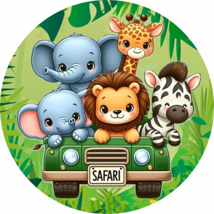 Jedlá oplátka Zvieratká Safari