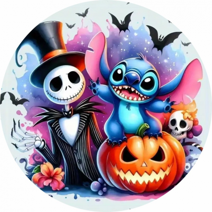 Jedlá oplátka Lilo a Stitch 20 cm