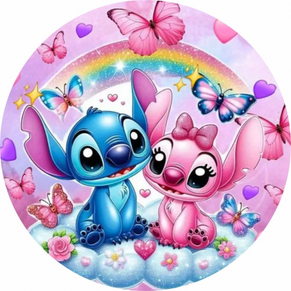 Jedlá oplátka Lilo a Stitch 20 cm