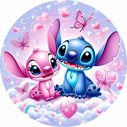 Jedlá oplátka Lilo a Stitch 20 cm