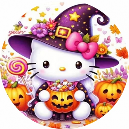 Jedlý obrázok Hello Kitty s menom