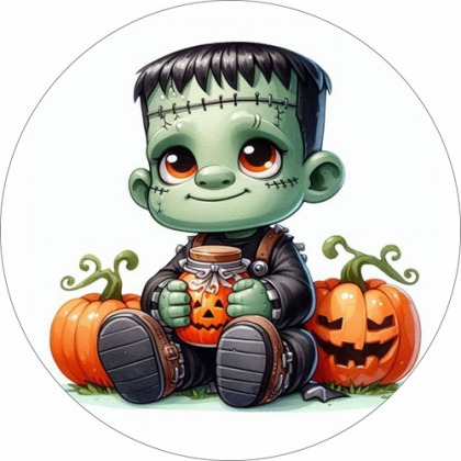 Jedlá oplátka Frankenstein 20 cm