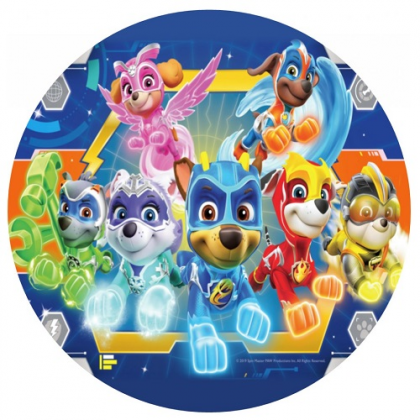 Jedlá oplátka Paw Patrol 20 cm