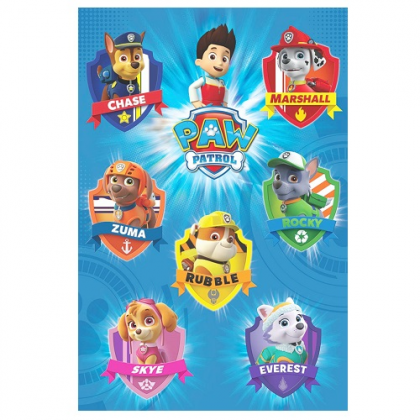 Jedlá oplátka Paw Patrol A4