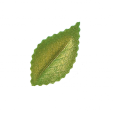 Oplátkový list zelený perleťový 4,2 cm