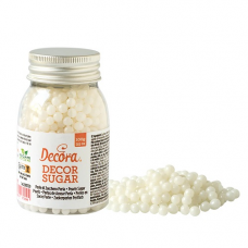 Cukrové perly biele 5 mm 100g