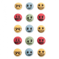 Cukrová dekorácia Emoji 15 ks