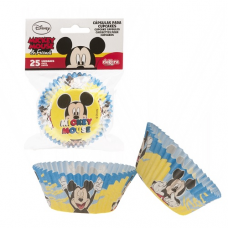Košíčky na muffiny Mickey Mouse 25 ks papierové